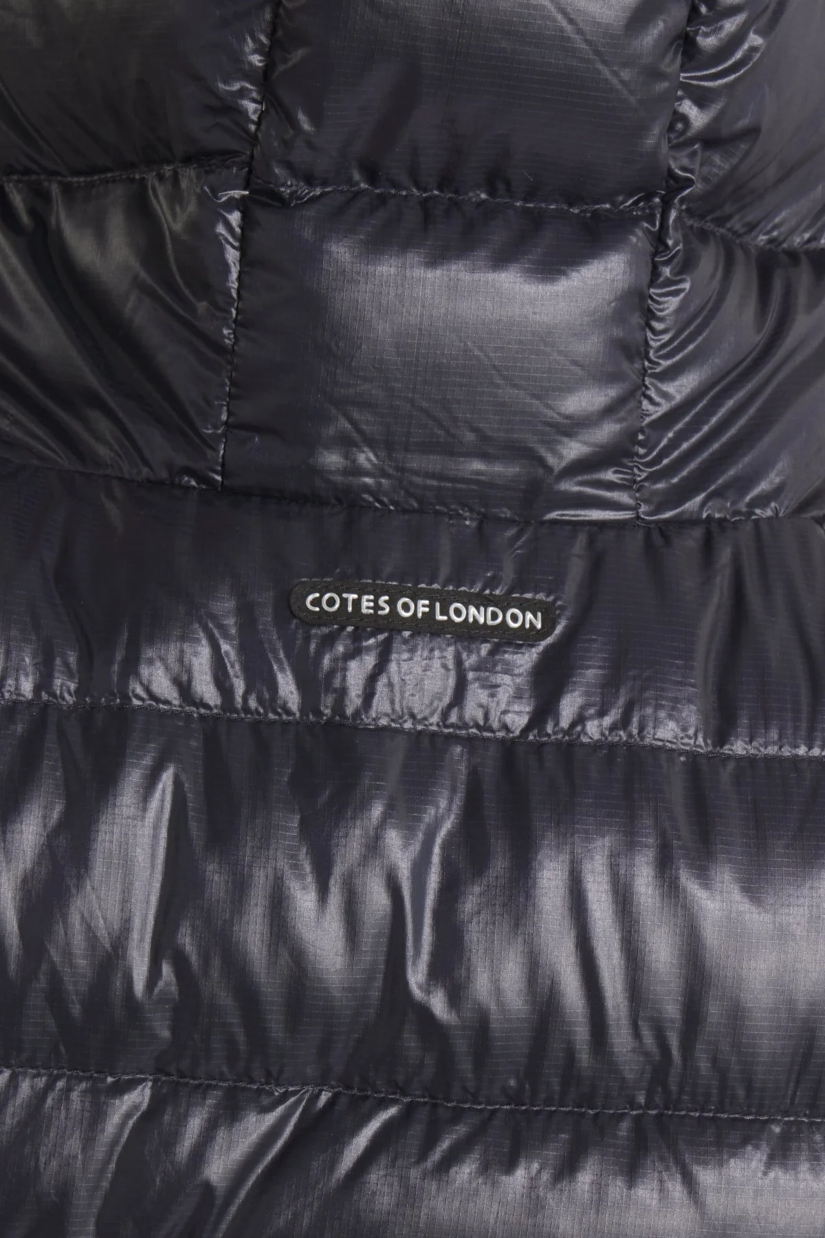 The Camden | Long Hooded Down Vest | Midnight Black - Image 9