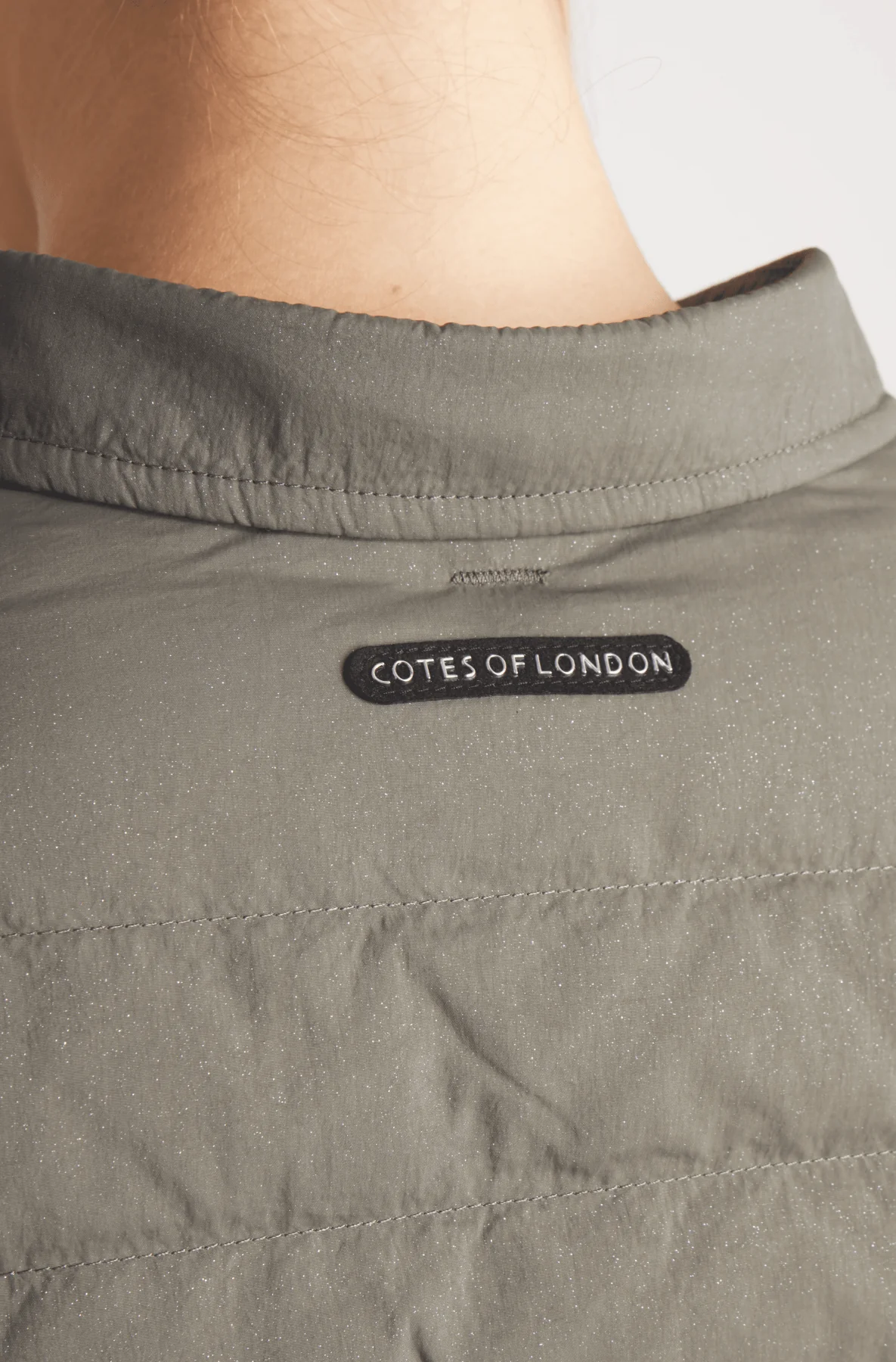 The Harrow Matte | Down Shirt | Olive Subtle Sparkles - Image 9
